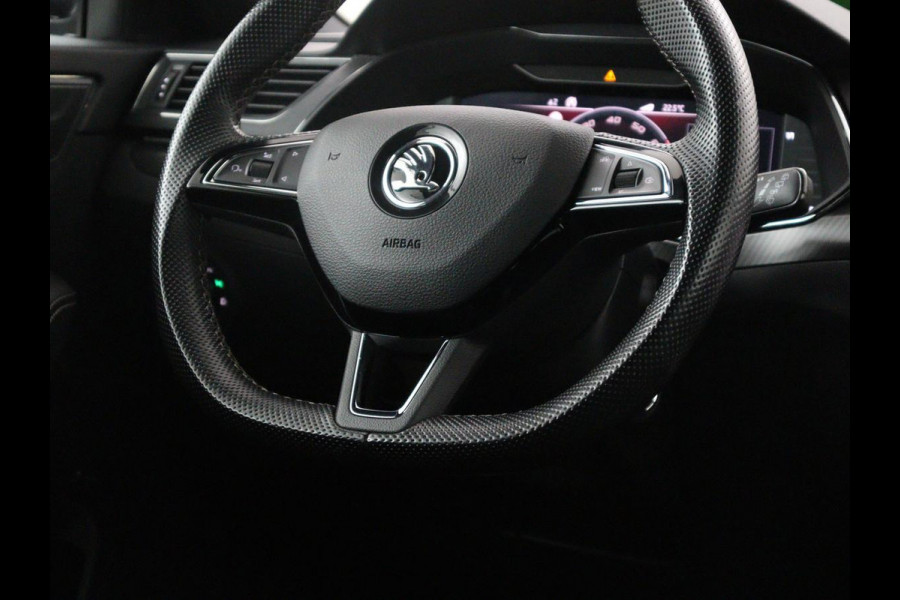 Škoda Superb Combi 1.5 TSI ACT Sportline Business | Leder/alcantara | Memory | Stoelverwarming | Virtueel dashboard | Park assist | Carplay | Navigatie | Climate control | Sfeerverlichting | Elektrische achterklep
