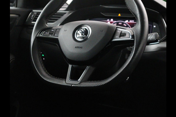 Škoda Superb Combi 1.5 TSI ACT Sportline Business | Leder/alcantara | Memory | Stoelverwarming | Virtueel dashboard | Park assist | Carplay | Navigatie | Climate control | Sfeerverlichting | Elektrische achterklep