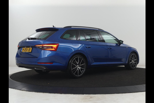 Škoda Superb Combi 1.5 TSI ACT Sportline Business | Leder/alcantara | Memory | Stoelverwarming | Virtueel dashboard | Park assist | Carplay | Navigatie | Climate control | Sfeerverlichting | Elektrische achterklep