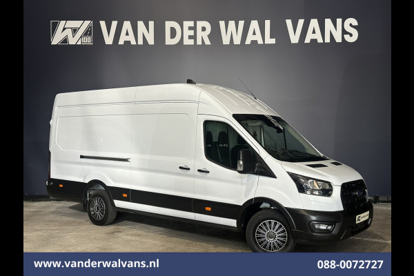 Ford Transit 2.0 TDCI 130pk L4H3 Euro6 Airco | Camera | Cruisecontrol | Verwarmde voorruit | Parkeersensoren, Bijrijdersbank