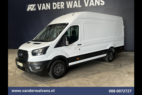 Ford Transit 2.0 TDCI 130pk L4H3 Euro6 Airco | Camera | Cruisecontrol | Verwarmde voorruit | Parkeersensoren, Bijrijdersbank