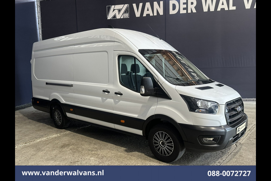 Ford Transit 2.0 TDCI 130pk L4H3 Euro6 Airco | Camera | Cruisecontrol | Verwarmde voorruit | Parkeersensoren, Bijrijdersbank