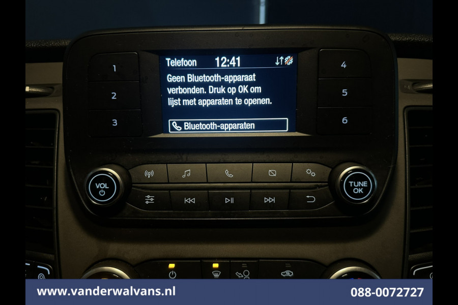 Ford Transit 2.0 TDCI 130pk L4H3 Euro6 Airco | Camera | Cruisecontrol | Verwarmde voorruit | Parkeersensoren, Bijrijdersbank
