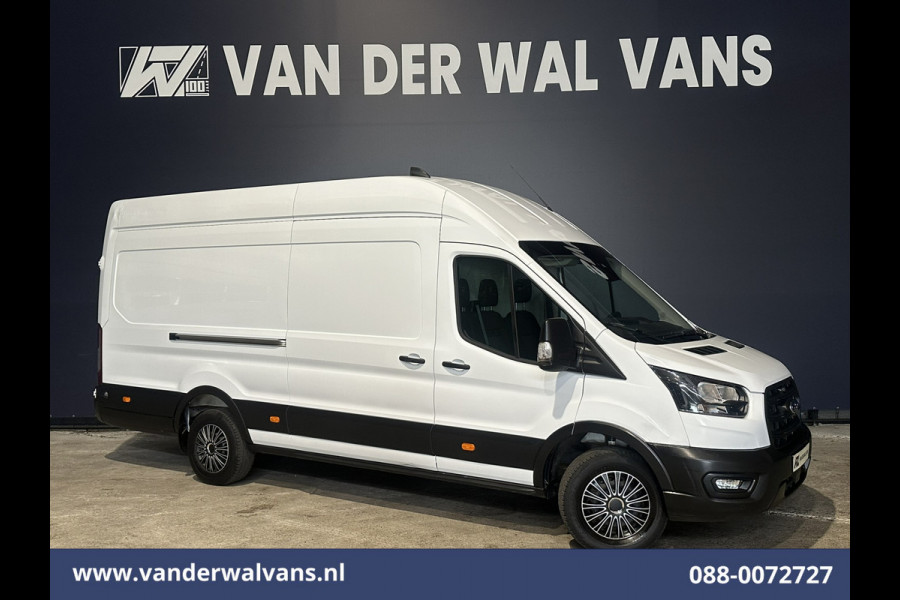 Ford Transit 2.0 TDCI 130pk L4H3 Euro6 Airco | Camera | Cruisecontrol | Verwarmde voorruit | Parkeersensoren, Bijrijdersbank