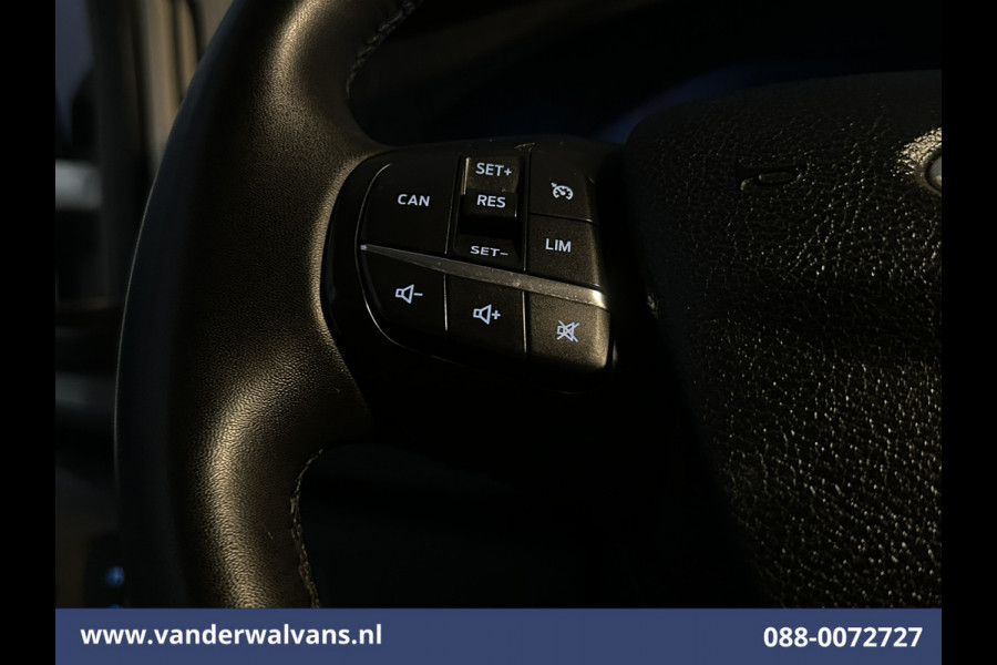 Ford Transit 2.0 TDCI 130pk L4H3 Euro6 Airco | Camera | Cruisecontrol | Verwarmde voorruit | Parkeersensoren, Bijrijdersbank