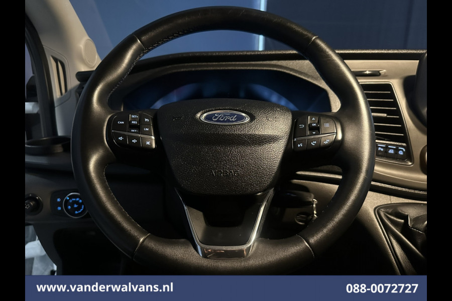 Ford Transit 2.0 TDCI 130pk L4H3 Euro6 Airco | Camera | Cruisecontrol | Verwarmde voorruit | Parkeersensoren, Bijrijdersbank