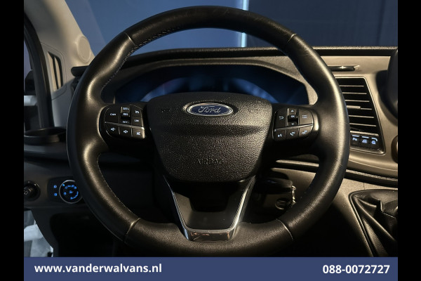 Ford Transit 2.0 TDCI 130pk L4H3 Euro6 Airco | Camera | Cruisecontrol | Verwarmde voorruit | Parkeersensoren, Bijrijdersbank