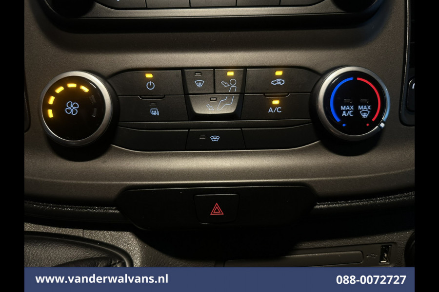 Ford Transit 2.0 TDCI 130pk L4H3 Euro6 Airco | Camera | Cruisecontrol | Verwarmde voorruit | Parkeersensoren, Bijrijdersbank