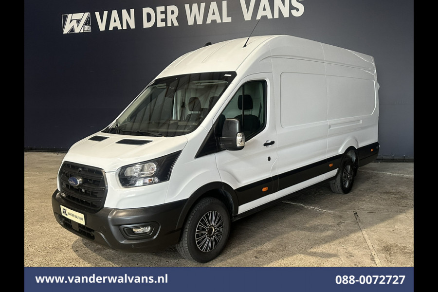 Ford Transit 2.0 TDCI 130pk L4H3 Euro6 Airco | Camera | Cruisecontrol | Verwarmde voorruit | Parkeersensoren, Bijrijdersbank