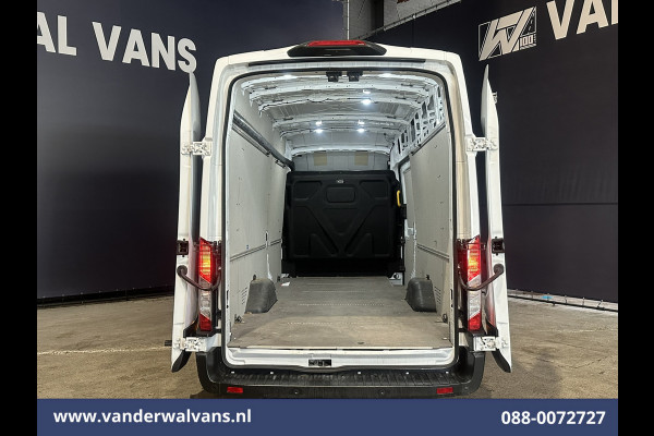Ford Transit 2.0 TDCI 130pk L4H3 Euro6 Airco | Camera | Cruisecontrol | Verwarmde voorruit | Parkeersensoren, Bijrijdersbank