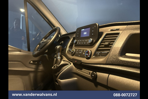 Ford Transit 2.0 TDCI 130pk L4H3 Euro6 Airco | Camera | Cruisecontrol | Verwarmde voorruit | Parkeersensoren, Bijrijdersbank