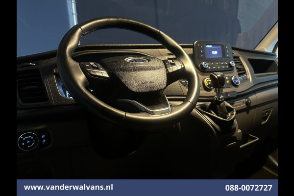 Ford Transit 2.0 TDCI 130pk L4H3 Euro6 Airco | Camera | Cruisecontrol | Verwarmde voorruit | Parkeersensoren, Bijrijdersbank