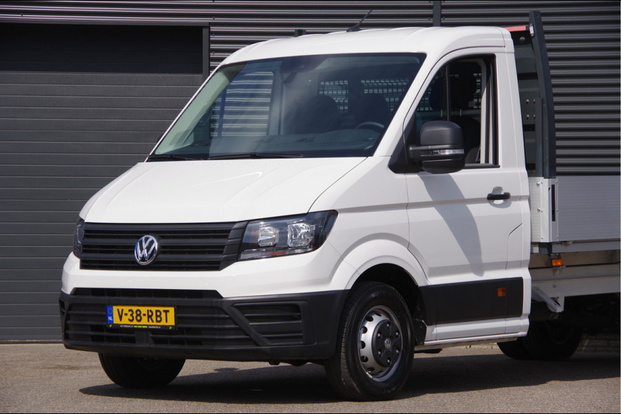 Volkswagen Crafter 50 2.0 TDI L4 DUBBELLUCHT, OPEN LAADBAK N1! 3.5T TREKHAAK, 165PK AUT. NIEUW! CARPLAY, CRUISE, AIRCO, DAB, OPENLAADBAK, PICKUP, P