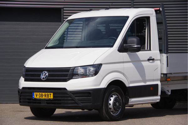 Volkswagen Crafter 50 2.0 TDI L4 DUBBELLUCHT, OPEN LAADBAK N1! 3.5T TREKHAAK, 165PK AUT. NIEUW! CARPLAY, CRUISE, AIRCO, DAB, OPENLAADBAK, PICKUP, P