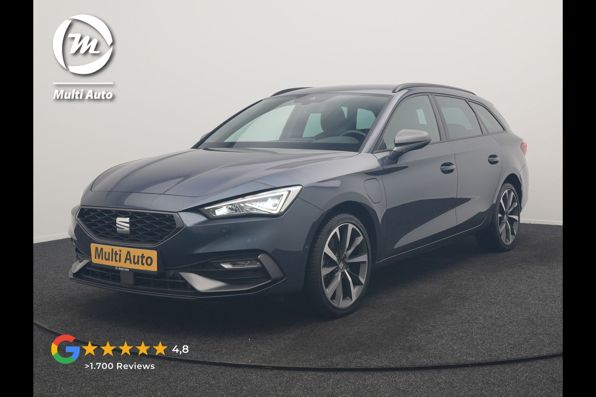 Seat Leon 1.4 TSI eHybrid FR PHEV 204pk Dealer O.H. | Adaptive Cruise | Camera | Alcantara Sportstoelen Memory & Verwarmd | Matrix LED | Adaptive Onderstel | Stuur Verwarmd | Sfeerverlichting | Apple Carplay | Navigatie | DAB | Plug In Hybrid |