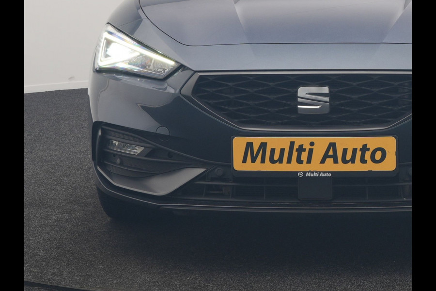 Seat Leon 1.4 TSI eHybrid FR PHEV 204pk Dealer O.H. | Adaptive Cruise | Camera | Alcantara Sportstoelen Memory & Verwarmd | Matrix LED | Adaptive Onderstel | Stuur Verwarmd | Sfeerverlichting | Apple Carplay | Navigatie | DAB | Plug In Hybrid |
