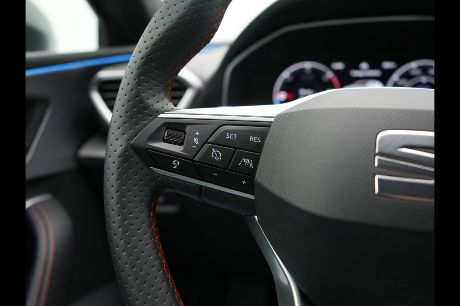 Seat Leon 1.4 TSI eHybrid FR PHEV 204pk Dealer O.H. | Adaptive Cruise | Camera | Alcantara Sportstoelen Memory & Verwarmd | Matrix LED | Adaptive Onderstel | Stuur Verwarmd | Sfeerverlichting | Apple Carplay | Navigatie | DAB | Plug In Hybrid |