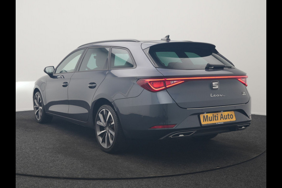 Seat Leon 1.4 TSI eHybrid FR PHEV 204pk Dealer O.H. | Adaptive Cruise | Camera | Alcantara Sportstoelen Memory & Verwarmd | Matrix LED | Adaptive Onderstel | Stuur Verwarmd | Sfeerverlichting | Apple Carplay | Navigatie | DAB | Plug In Hybrid |