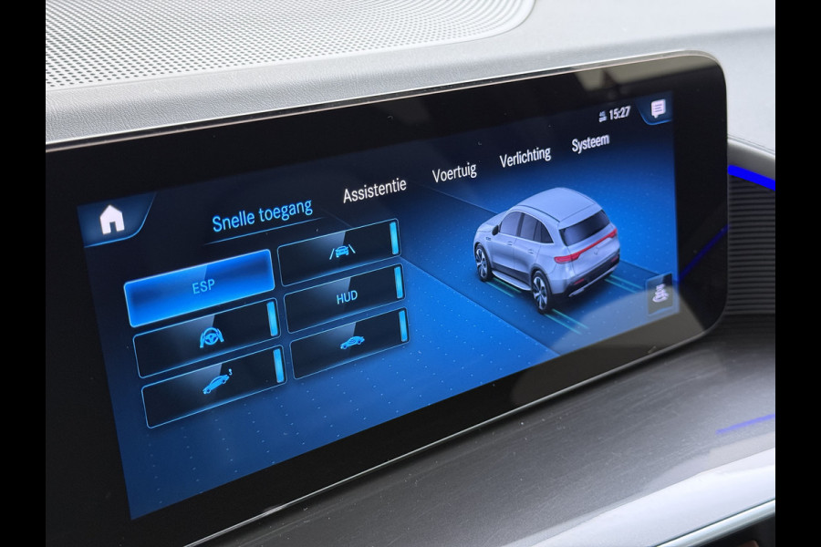 Mercedes-Benz EQC 400 4MATIC 80kWh SOH 92% Burmester®-Audio Adap.Cruise Leder Panoramadak 360°Camera Head-Up Display Elek.Stoelen+Memory Business  Rijassistentiepakket Premium Plus Package Elek.Achterklep Lmv Privacy Glas Led DAB Dealeronderhouden 1e Eigenaar