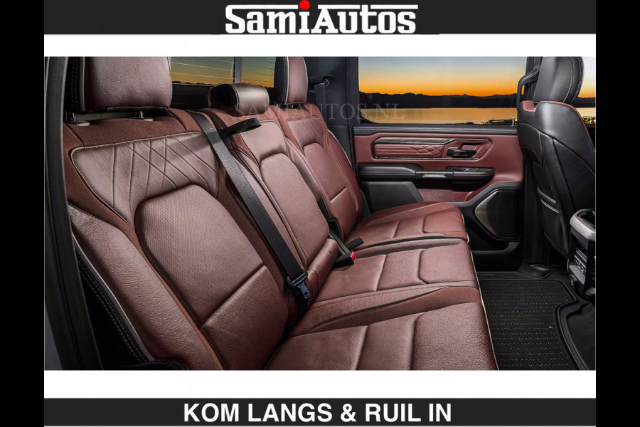 Dodge Ram LIMITED 2027 5.7 V8 HEMI | MAXIMAAL UITGERUST | NIEUWE KLEUR Granite Crystal Pearl met Ebony Red interior seats | DUBBELE CABINE | 5 PERSOONS | DC | Allernieuwste Limited 2027 in nieuwe kleur Granite Crystal Pearl  – volledig uitgerust met alle opties.