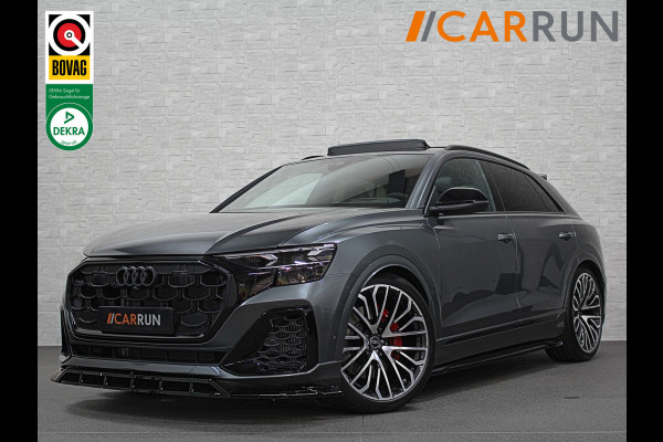 Audi Q8 60e Competition 490pk | 4WS | Massage | Carbon | Ventilatie | Valcona Leder+ Pakket | B&O Sound | 23'' | Alcantara hemel | Head-Up | Soft-Close | Panorama | 2x Memory | Trekhaak | Keyless-Entry | Luchtvering | Nieuw | Fabrieksgarantie.