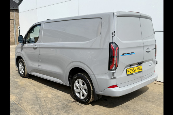 Ford E-Transit Custom 65 kWh 218PK Elektrisch 344km WLTP 2300kg Trekvermogen BEV Snelladen Stoelverwarming LED Cruise Control Camera Carplay Parkeersensoren v+a