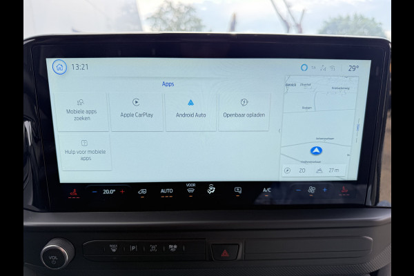 Ford E-Transit Custom 65 kWh 218PK Elektrisch 344km WLTP 2300kg Trekvermogen BEV Snelladen Stoelverwarming LED Cruise Control Camera Carplay Parkeersensoren v+a