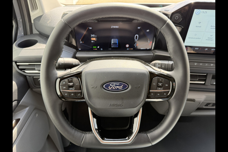 Ford E-Transit Custom 65 kWh 218PK Elektrisch 344km WLTP 2300kg Trekvermogen BEV Snelladen Stoelverwarming LED Cruise Control Camera Carplay Parkeersensoren v+a
