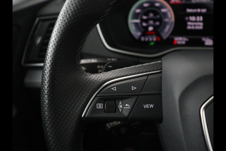 Audi Q5 50 TFSI e S edition | SOH 83,1% | Half leder | Stoelverwarming | Drive select | Adaptive cruise | Navigatie | Carplay | 360 camera | Park assist | Climate control | Elektrische achterklep