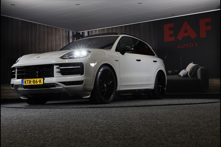 Porsche Cayenne 3.0 S E-Hybrid / 520 Pk / Head Up / 4W Sturing / Acc / Sport Design / Luchtvering / Sport Chrono / Open Pano / 22