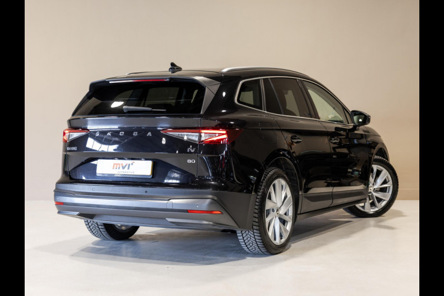 Škoda ENYAQ iV 80 SOH 94% / 204pk / Trekhaak / Dodehoek herkenning / Leder /