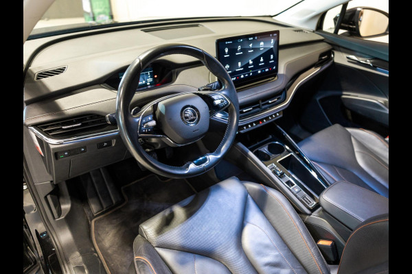 Škoda ENYAQ iV 80 SOH 94% / 204pk / Trekhaak / Dodehoek herkenning / Leder /