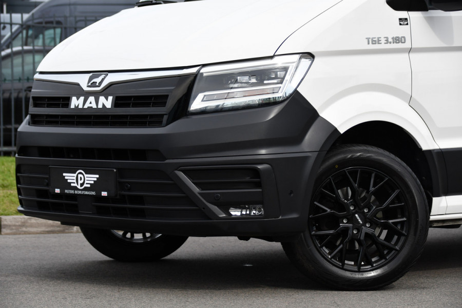 MAN TGE 3.180 35 2.0 L3H2 PB Edition Full Options! Adaptieve Cruise, Camera, Carplay, LED, 177pk, Automaat, Stoelverwarming, Multimedia, Geveerde stoel, Uniek!