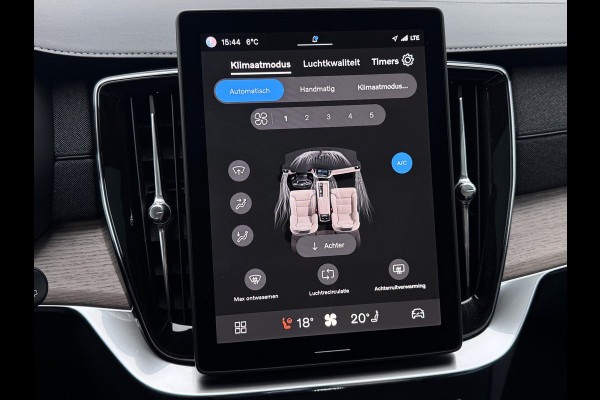 Volvo XC90 2.0 T8 Ultra Dark | Pano | Trekhaak | Bowers&Wilkins | Memory | 360 camera | Head Up | Plug-in hybrid AWD