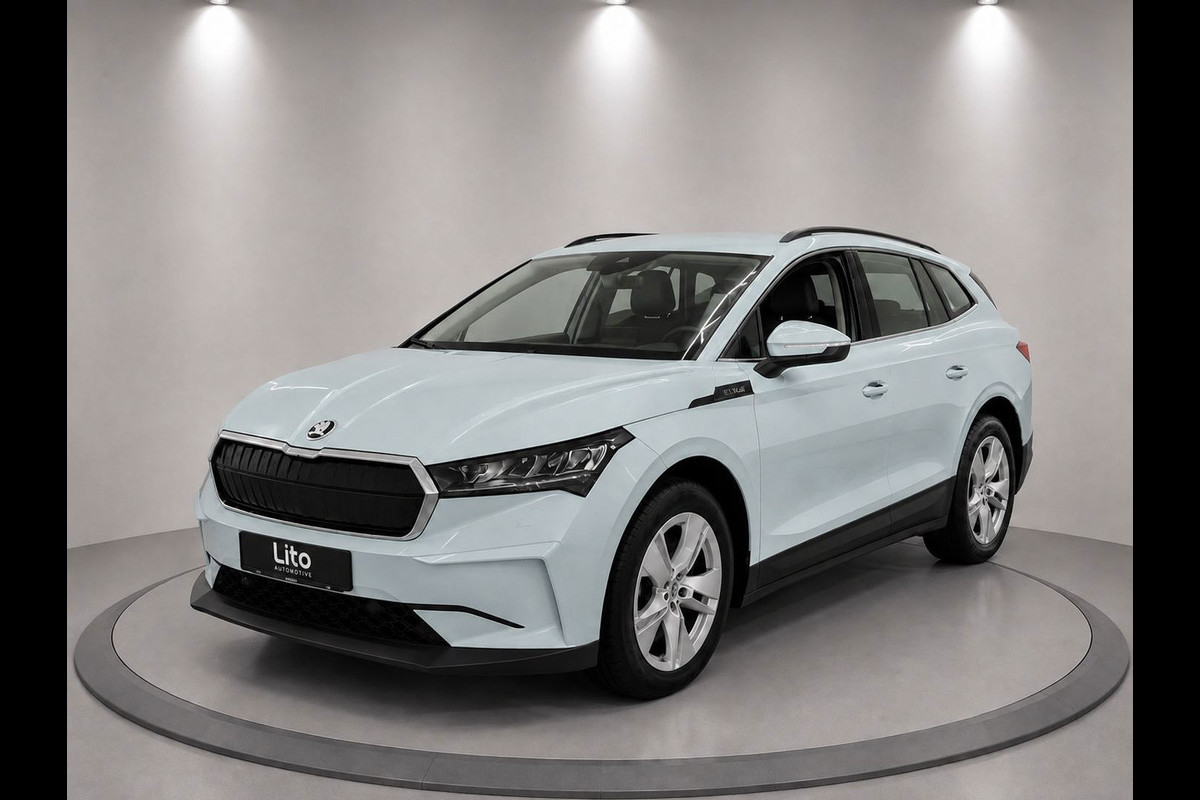 Škoda ENYAQ iV 60|LEDER|NAVI|AIRCO|NL-AUTO|NAP|ELECTRIC|