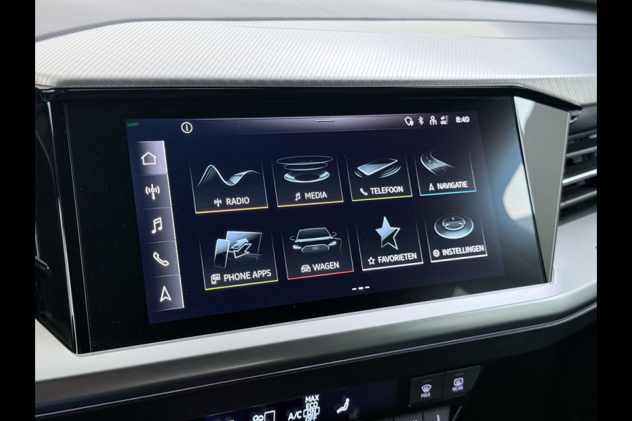 Audi Q4 e-tron 35 Launch Edition Sport Advanced SOH 92% Sportstoelen+Verwarmd Apple Carplay Android Auto Navi Ecc Pdc Cruise Control Elek.Achterklep Isofix Matrix-Led Lmv DAB Bluetooth Keyless 1e Eigenaar Origineel Nederlandse Auto
