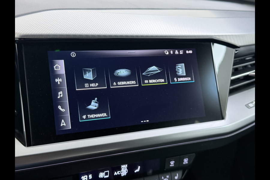 Audi Q4 e-tron 35 Launch Edition Sport Advanced SOH 92% Sportstoelen+Verwarmd Apple Carplay Android Auto Navi Ecc Pdc Cruise Control Elek.Achterklep Isofix Matrix-Led Lmv DAB Bluetooth Keyless 1e Eigenaar Origineel Nederlandse Auto