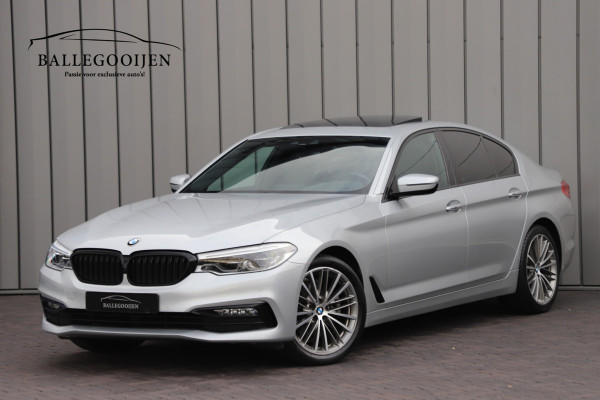 BMW 5 Serie 520i High Executive Aut8 | 184PK | Panoramadak | Sfeerverlichting | Comfortstoelen + Memory | Vol leder | Zonnenschermen | Camer