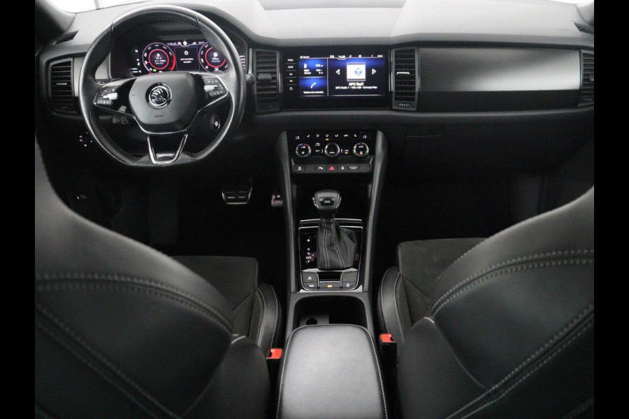 Škoda Kodiaq 1.5 TSI Sportline Business | Leder/alcantara | Memory | Cruise control | Stuur/stoel verwarming | Canton Sound | Carplay | Carplay | Camera | Park assist | Trekhaak | Elektrische achterklep