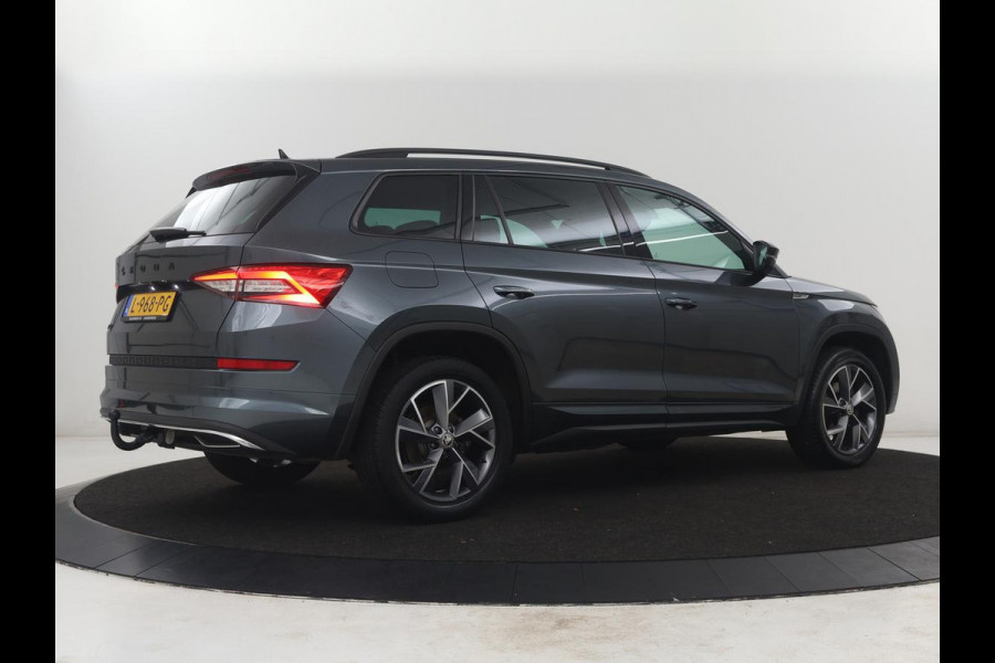 Škoda Kodiaq 1.5 TSI Sportline Business | Leder/alcantara | Memory | Cruise control | Stuur/stoel verwarming | Canton Sound | Carplay | Carplay | Camera | Park assist | Trekhaak | Elektrische achterklep