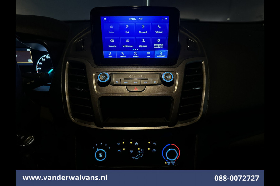 Ford Transit Connect 1.5 EcoBlue 100pk L2H1 Euro6 Airco | Camera | Navigatie | Apple Carplay | Android Auto Parkeersensoren, Verwarmde Voorruit