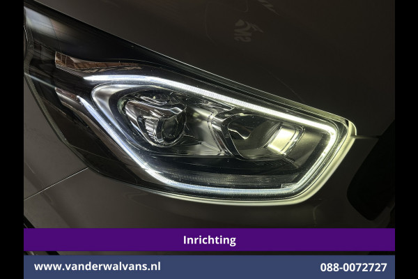 Ford Transit Custom 2.0 TDCI 130pk L2H1 Inrichting Euro6 Airco | Omvormer | Camera | LED | Android Auto | Cruisecontrol | 2800kg Trekhaak Verwarmde voorruit, Stoelverwarming, Parkeersensoren, Bijrijdersbank, Dakdragers