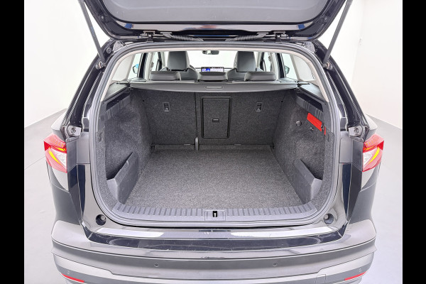 Škoda ENYAQ iV 80 204PK Chrystal Face Sport Pakket Trekhaak SOH 91% Stoel+Stuurverwarming 3-Zone Ecc Camera Apple Carplay Android Auto Navi Led Matrix Rijstrooksensor Isofix Keyless 1.000KG Trekgewicht Origineel Nederlandse Auto