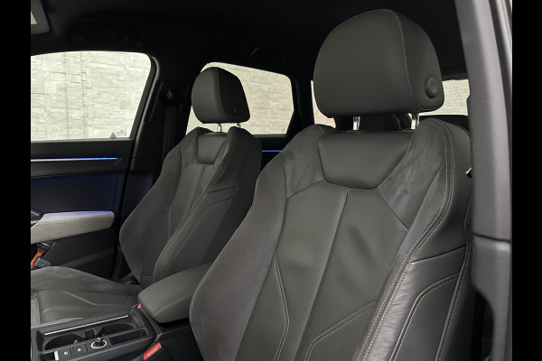 Audi Q3 35 TFSI S-Line | ACC | Trekhaak | Leder | Sportstoelen | Matrix-LED | Standkachel | Sfeerverlichting | Uniek Interieur | Carplay | 20 inch | Audi-Sound | Getint Glas | Lane-Assist | Stoelverwarming | Virtual-Cockpit | Dodehoek |
