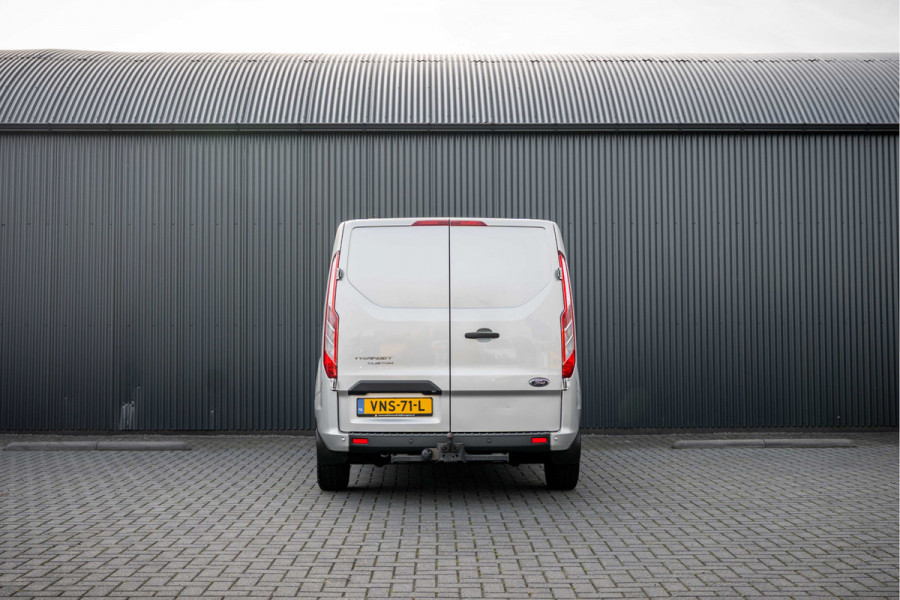 Ford Transit Custom 2.0 EcoBlue L1H1 | Automaat | 1e Eigenaar | Limited | Camera | Cruise | PDC | Airco | Trekhaak