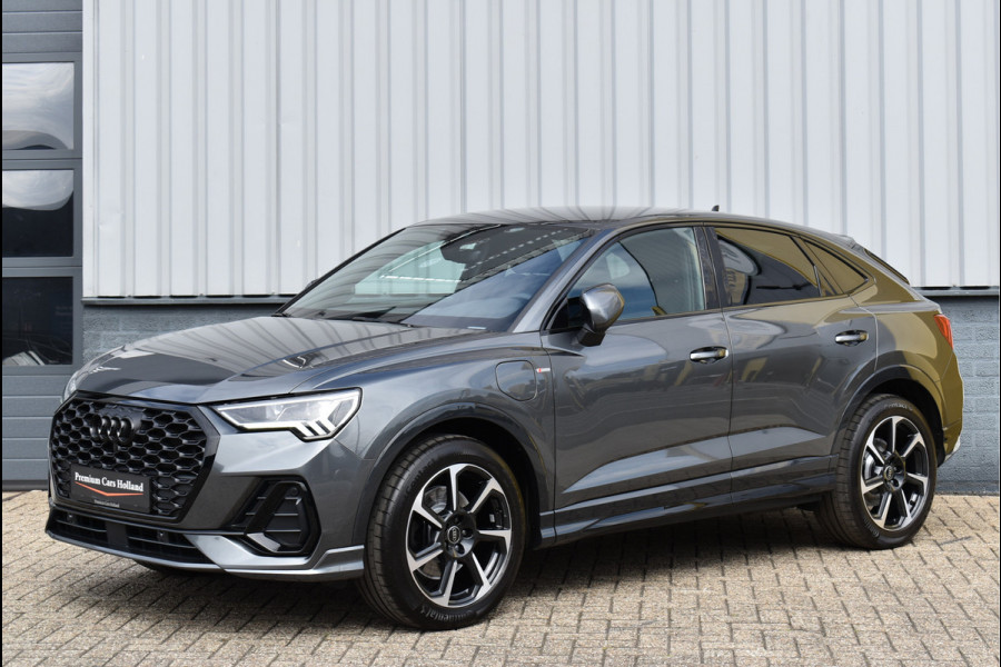 Audi Q3 Sportback 45 TFSI e S-Line Black Ed Soh 94% Navi Leder Camera Trekhaak 19 Inch
