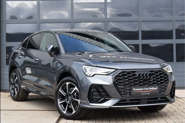 Audi Q3 Sportback 45 TFSI e S-Line Black Ed Soh 94% Navi Leder Camera Trekhaak 19 Inch