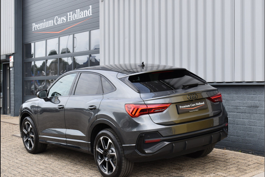 Audi Q3 Sportback 45 TFSI e S-Line Black Ed Soh 94% Navi Leder Camera Trekhaak 19 Inch