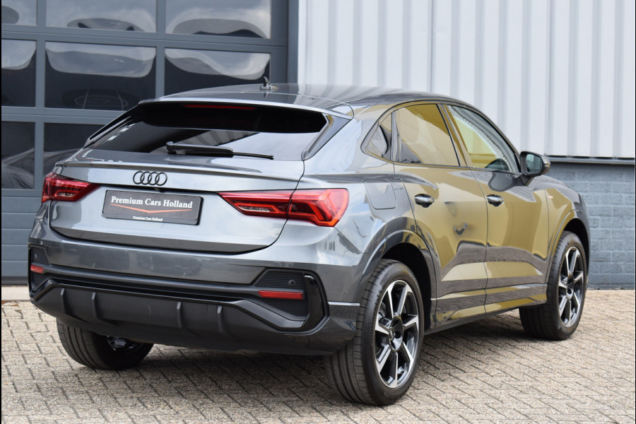Audi Q3 Sportback 45 TFSI e S-Line Black Ed Soh 94% Navi Leder Camera Trekhaak 19 Inch