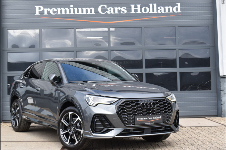Audi Q3 Sportback 45 TFSI e S-Line Black Ed Soh 94% Navi Leder Camera Trekhaak 19 Inch